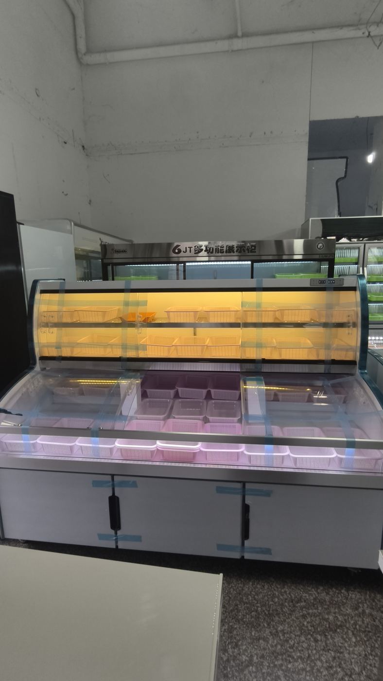超鸿制冷商用厨具点菜柜六阶梯点菜柜实拍产品图