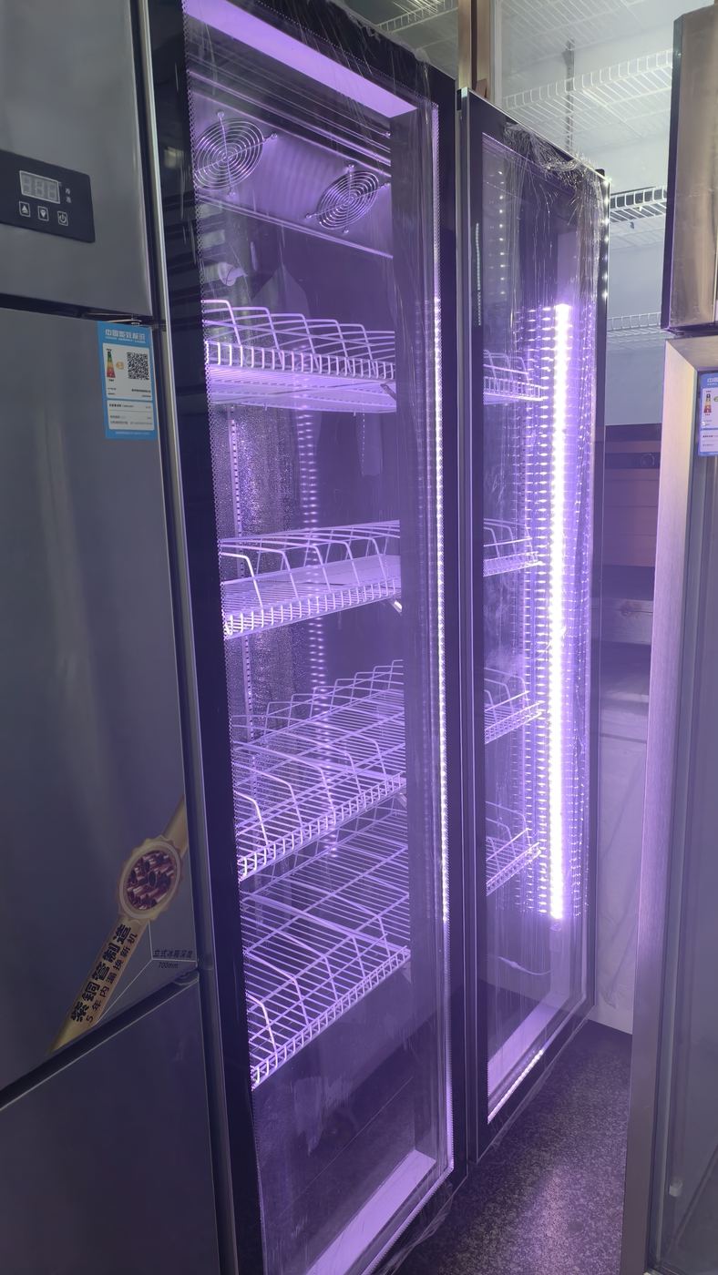 超鸿制冷商用厨具双门酒水柜实拍